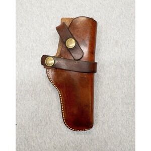 Vtg Hunter 1100-19 Brown‎ Leather Holster Hunting Shooting Sports Tactical